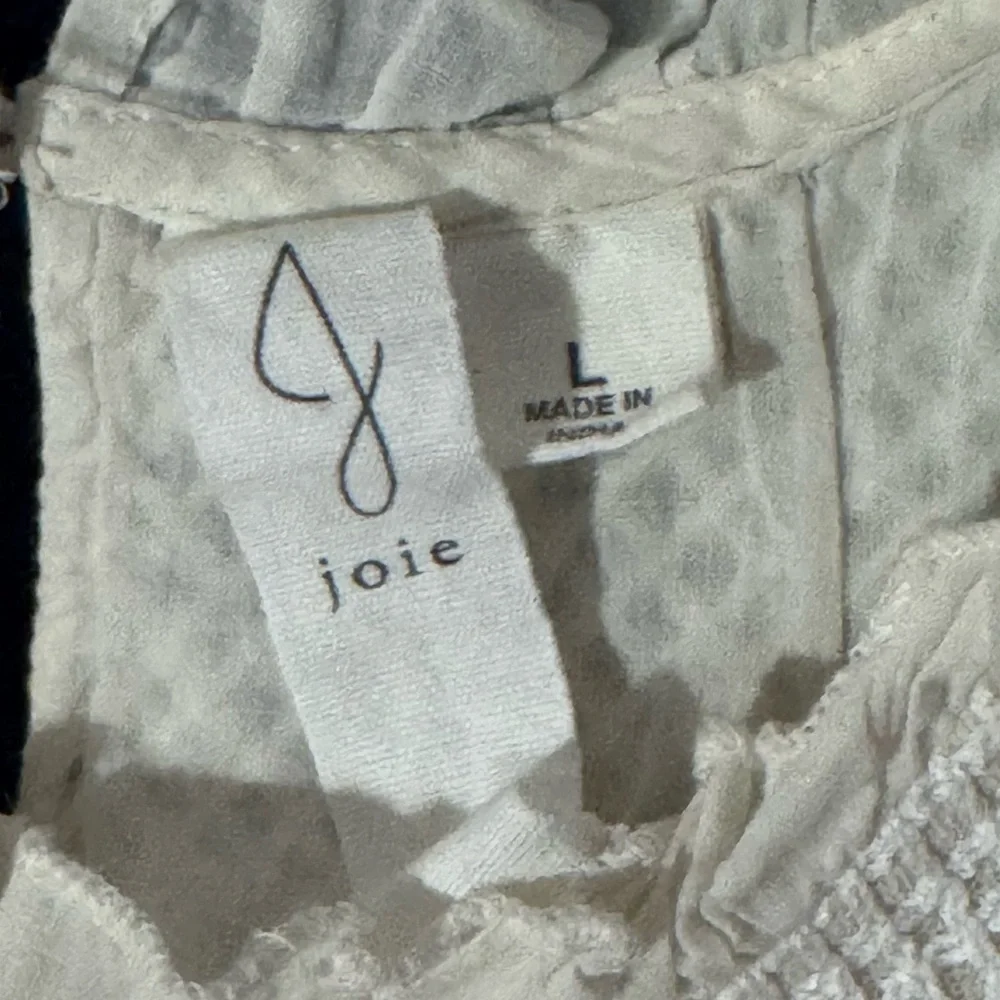 Joie White Embroidered Women's Top Large - Picture 4 of 4